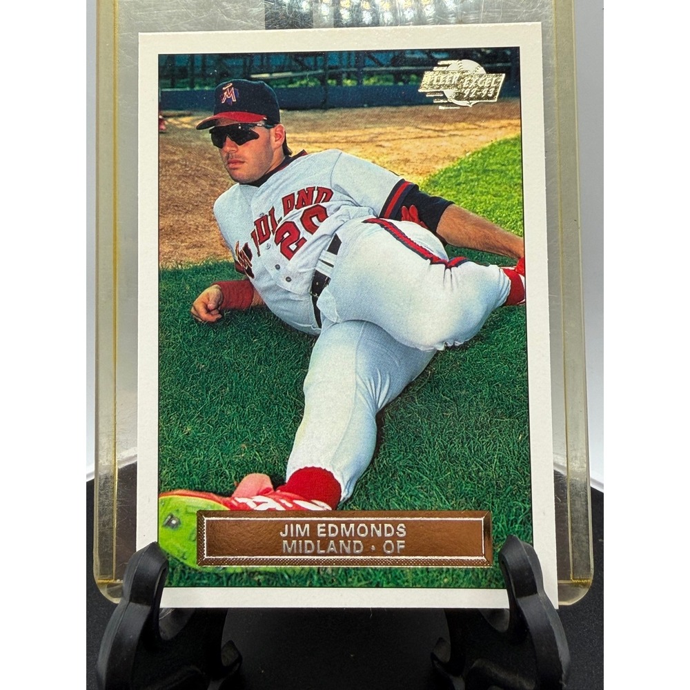 1992-93 Fleer Excel #141 Jim Edmonds Midland Angels